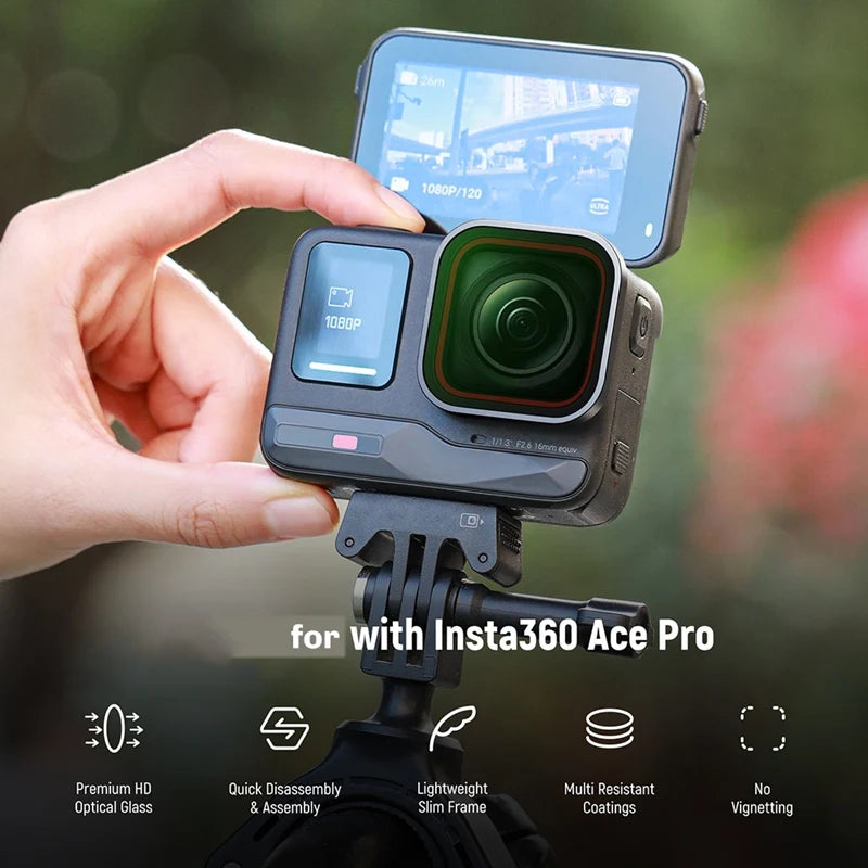 VividSky Pro 4-in-1 Action Camera Filter Kit