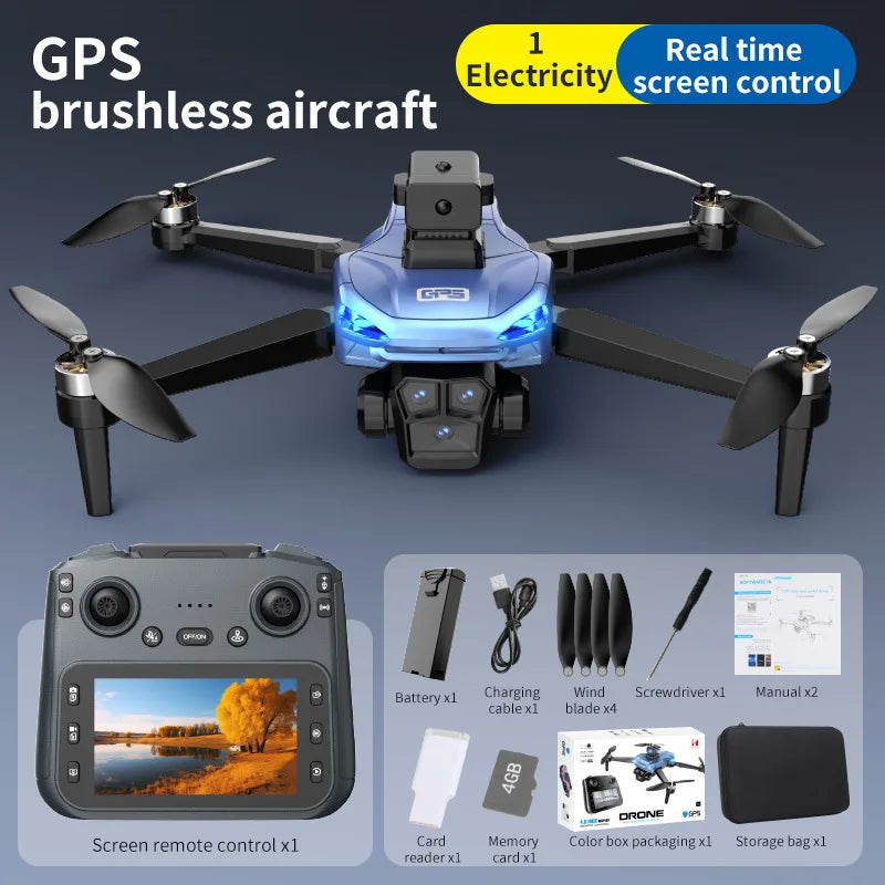 AeroPathfinder X89 GPS Drone Blue